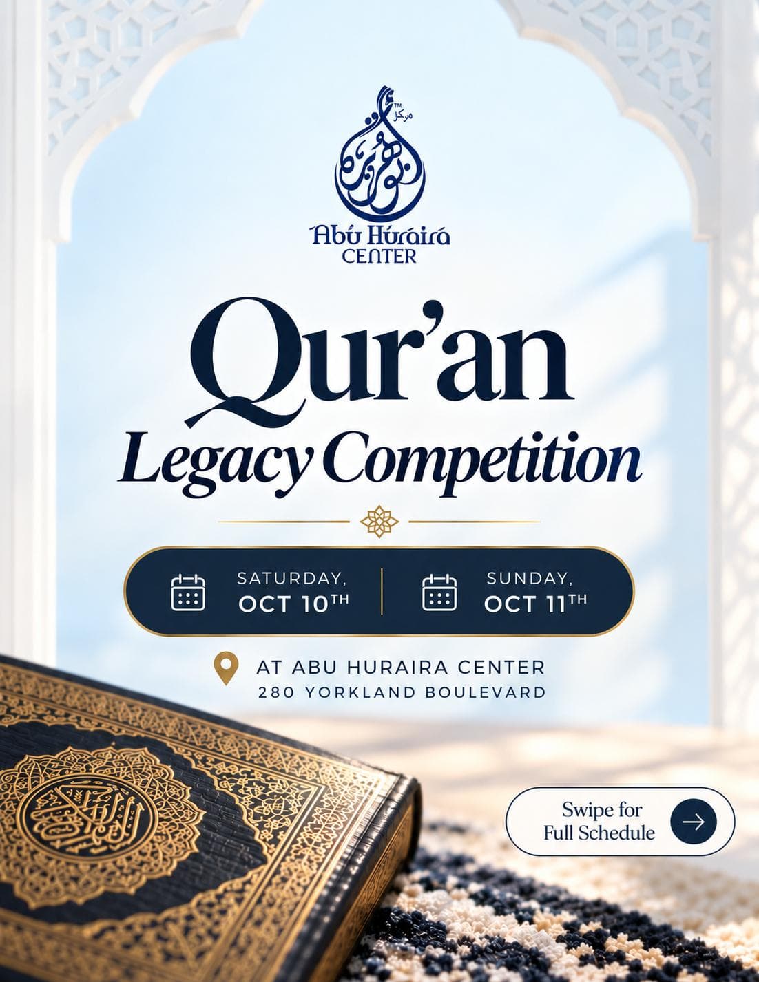 Qur’an Legacy Competition 2026 flyer
